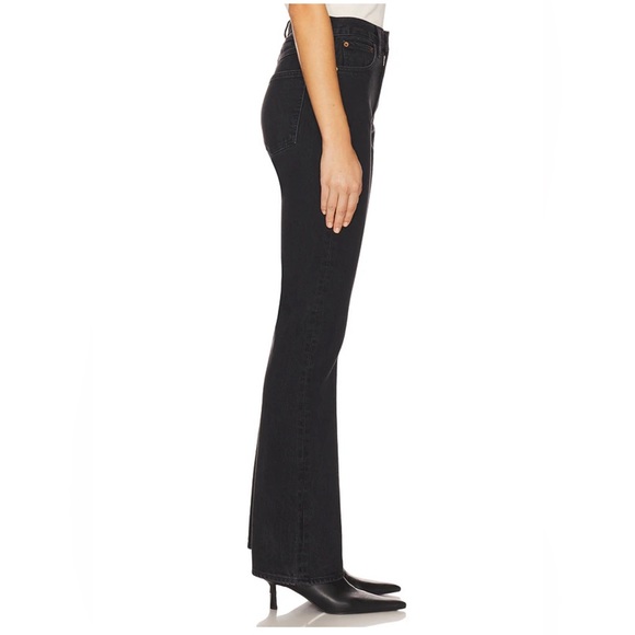 Agolde Leena Mid Rise Baby Flare Jeans - Picture 7 of 16